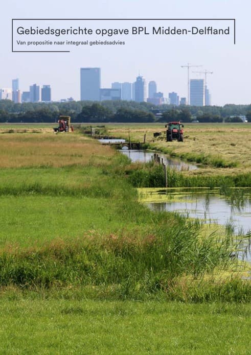 Beeld van het Bijzonder Provinciaal Landschap met de gebiedsgerichte opgave voor het gebied tussen de A4 en A13